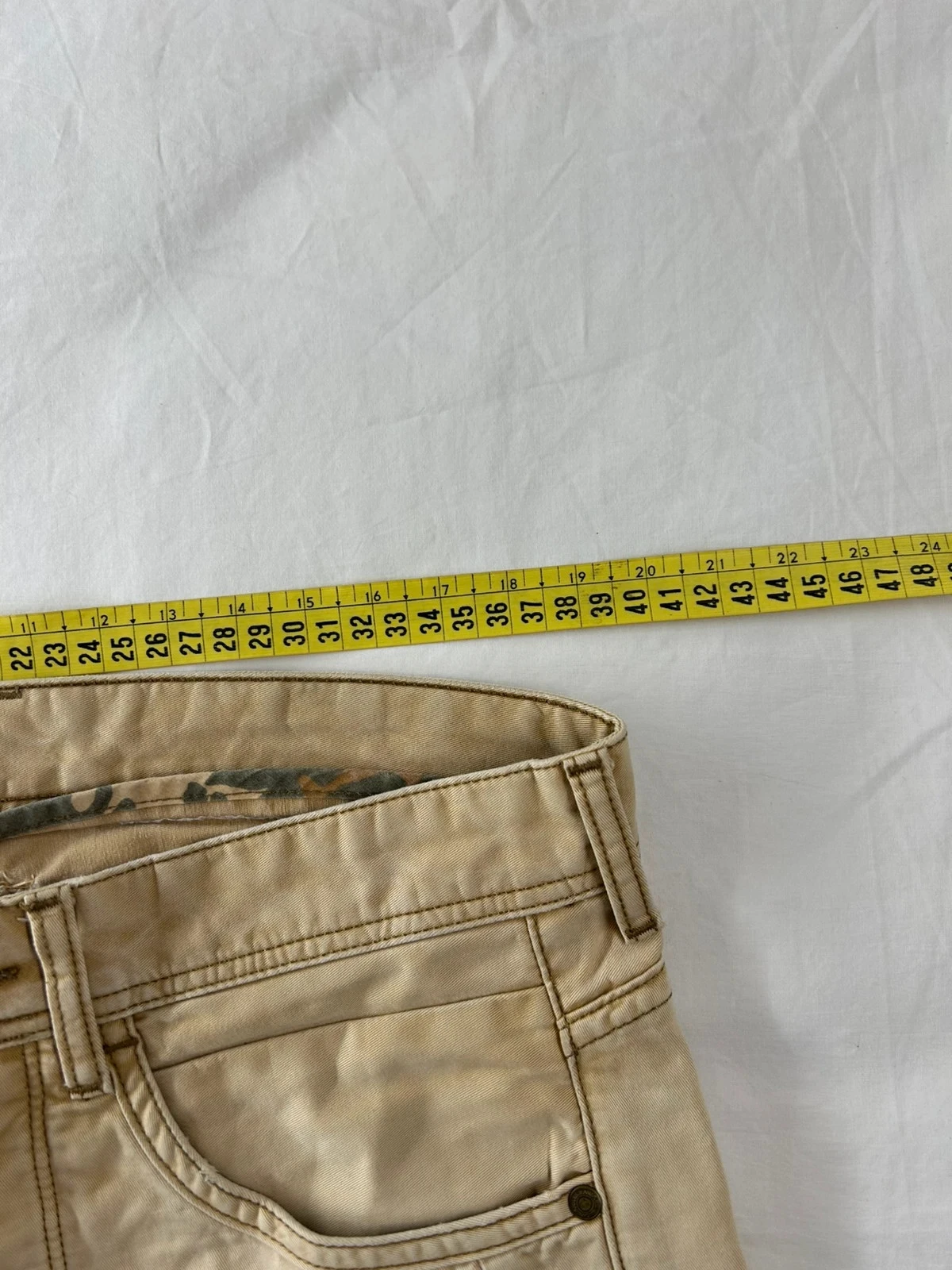 Jean skinny beige crème vintage Jules – photo 9